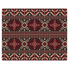 Ukrainian Folk Seamless Pattern Ornament Double Sided Flano Blanket (medium) 