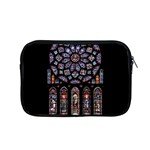 Chartres Cathedral Notre Dame De Paris Amiens Cath Stained Glass Apple MacBook Pro 15  Zipper Case Front