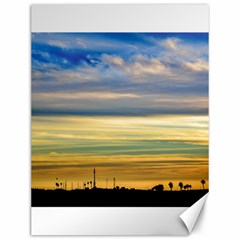 Sunset Silhouette Countryside Landscape Scene Canvas 12  X 16  by dflcprintsclothing