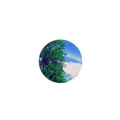 The Deep Blue Sky 1  Mini Buttons by Fractalsandkaleidoscopes