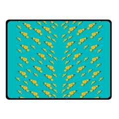 Sakura In Yellow And Colors From The Sea Fleece Blanket (small)