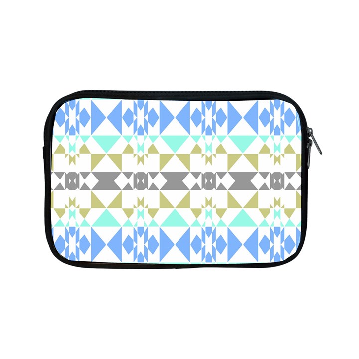 Multicolored Geometric Pattern Apple iPad Mini Zipper Cases