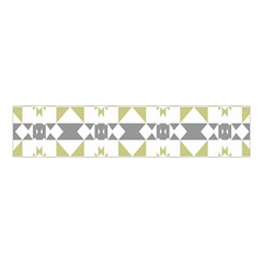 Multicolored Geometric Pattern Velvet Scrunchie by dflcprintsclothing