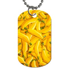 Geometric Bananas Dog Tag (two Sides) by Sparkle