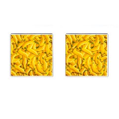 Geometric Bananas Cufflinks (square) by Sparkle