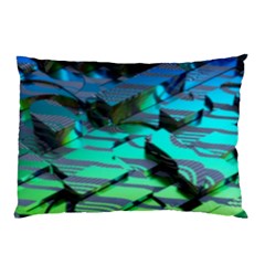 Digital Abstract Pillow Case by Sparkle