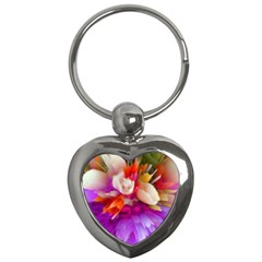 Poppy Flower Key Chain (heart) by Sparkle