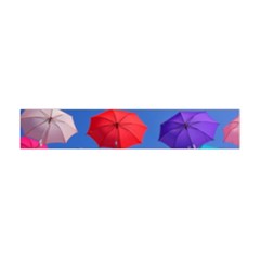 Rainbow Umbrella Flano Scarf (mini) by Sparkle