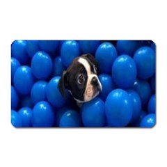Cute Balls Puppy Magnet (rectangular) by Sparkle