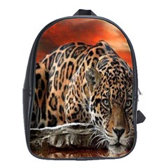 Nature With Tiger School Bag (large) by Sparkle