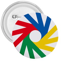 Logo Of Deaflympics 3  Buttons by abbeyz71