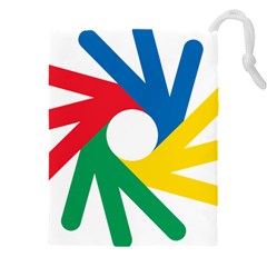 Logo Of Deaflympics Drawstring Pouch (4xl) by abbeyz71