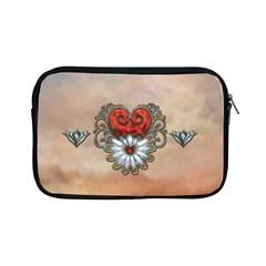 Wonderful Elegant Heart Apple Ipad Mini Zipper Cases by FantasyWorld7