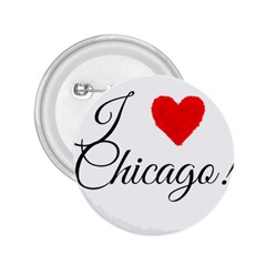I Heart Chicago  2 25  Buttons