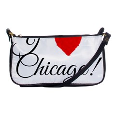 I Heart Chicago  Shoulder Clutch Bag by FunnyStatementsandSlogans