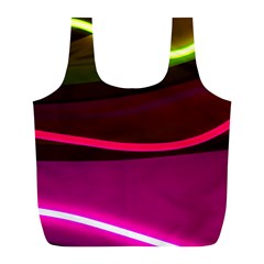 Neon Wonder Full Print Recycle Bag (l) by essentialimage