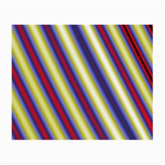 Colorful Strips Small Glasses Cloth