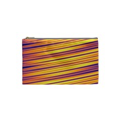Colorful Strips Cosmetic Bag (small) by Sparkle