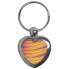 Strips Hole Key Chain (heart) by Sparkle