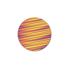 Orange Strips Golf Ball Marker (10 Pack)