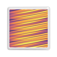 Orange Strips Memory Card Reader (square) by Sparkle