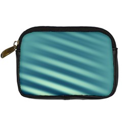 Blue Strips Digital Camera Leather Case