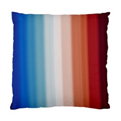 Blue,white Red Standard Cushion Case (one Side) by Sparkle