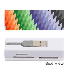 Grey Strips Memory Card Reader (stick) by Sparkle
