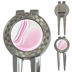 Modern Pink 3-in-1 Golf Divots by Sparkle