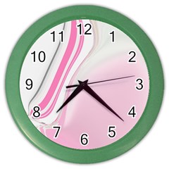 Modern Pink Color Wall Clock by Sparkle