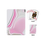 Modern Pink Playing Cards Single Design (Mini) Back