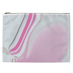 Modern Pink Cosmetic Bag (xxl) by Sparkle