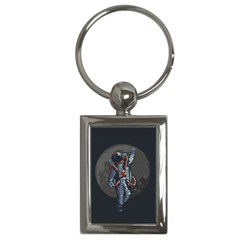 Illustration Drunk Astronaut Key Chain (rectangle) by Vaneshart