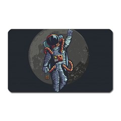 Illustration Drunk Astronaut Magnet (rectangular) by Vaneshart