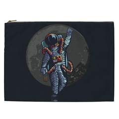 Illustration Drunk Astronaut Cosmetic Bag (xxl) by Vaneshart