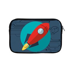 Rocket With Science Related Icons Image Apple Macbook Pro 13  Zipper Case