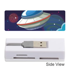 Ufo Alien Spaceship Galaxy Memory Card Reader (stick) by Vaneshart