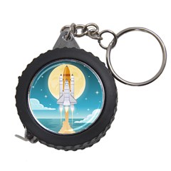 Space Exploration Illustration Measuring Tape by Vaneshart