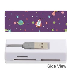 Space Travels Seamless Pattern Vector Cartoon Memory Card Reader (stick) by Vaneshart