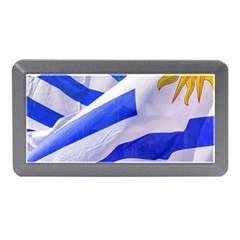 Uruguay Flags Waving Memory Card Reader (mini) by dflcprintsclothing