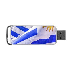 Uruguay Flags Waving Portable Usb Flash (one Side) by dflcprintsclothing