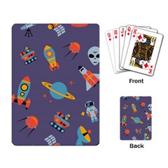 Space Seamless Pattern Playing Cards Single Design (rectangle) by Vaneshart