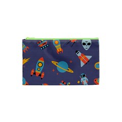 Space Seamless Pattern Cosmetic Bag (xs) by Vaneshart