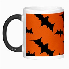 Halloween Card With Bats Flying Pattern Morph Mugs by Vaneshart