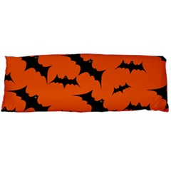 Halloween Card With Bats Flying Pattern Body Pillow Case (dakimakura) by Vaneshart
