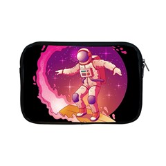 Astronaut Spacesuit Standing Surfboard Surfing Milky Way Stars Apple Ipad Mini Zipper Cases by Vaneshart