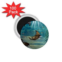 Awesome Steampunk Manta Rays 1 75  Magnets (100 Pack)  by FantasyWorld7