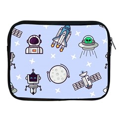 Seamless Pattern With Space Theme Apple Ipad 2/3/4 Zipper Cases