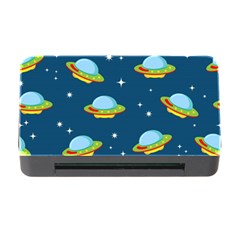 Seamless Pattern Ufo With Star Space Galaxy Background Memory Card Reader With Cf