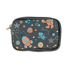 Space Seamless Pattern Coin Purse by Vaneshart